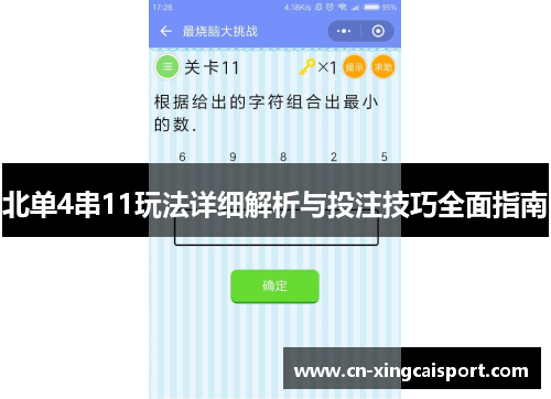北单4串11玩法详细解析与投注技巧全面指南